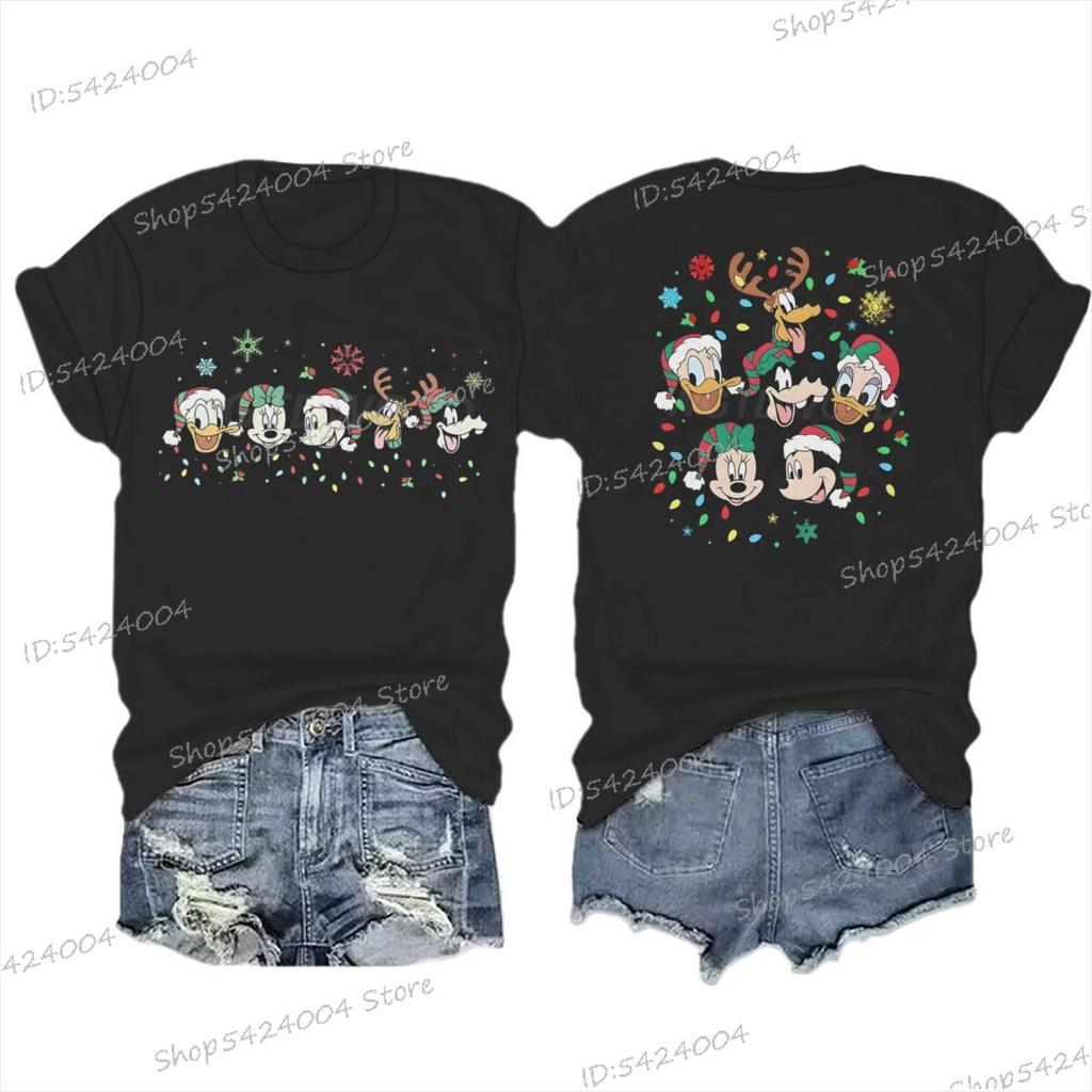 Christmas Mickey Mouse Shirt Mickey Friend Christmas TShirt Merry Christmas Women Men Tshirts