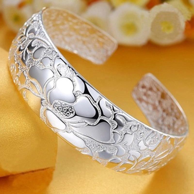 925 Sterling Silver Bracelet For Women men Fashion Wedding Party Cute Lady Handmade weaving Jewelry adjustableGood product