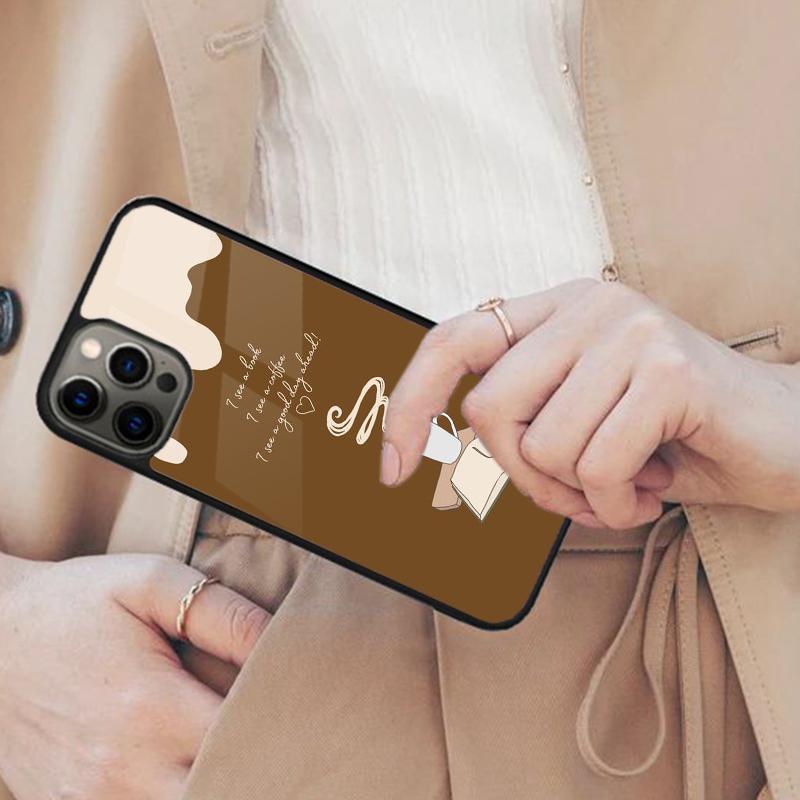 

Books And Coffee Magnetic Phone Case For APPLE iPhone 17 Air 16 14 13 12 Pro Max 15 Plus Wireless Charge With MagSafe Cover iPhone 13mini