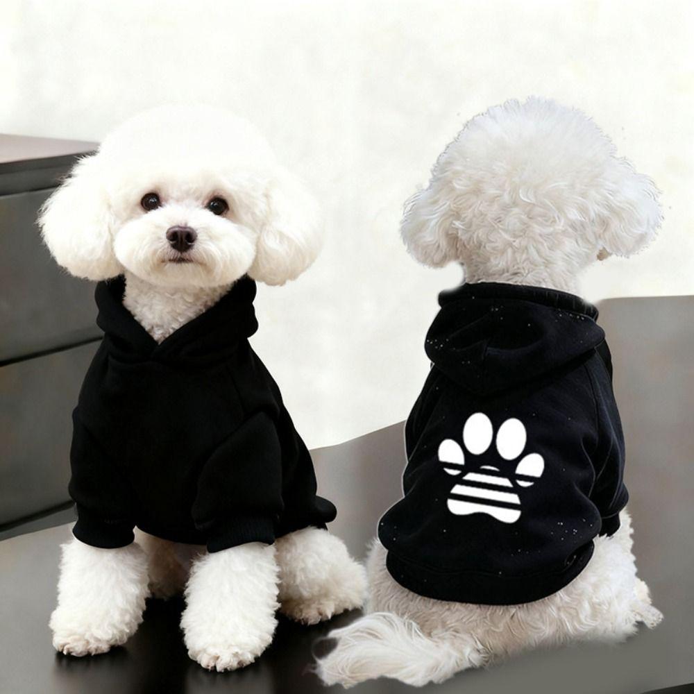 Windproof Dog Clothes Cotton Dog Sweatshirt Fashion Pet Coat  Small Dogs