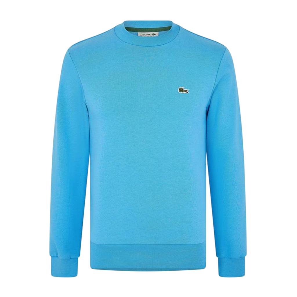 Lacoste Mens Embroidered Logo Fleece Crew Neck Sweatshirt