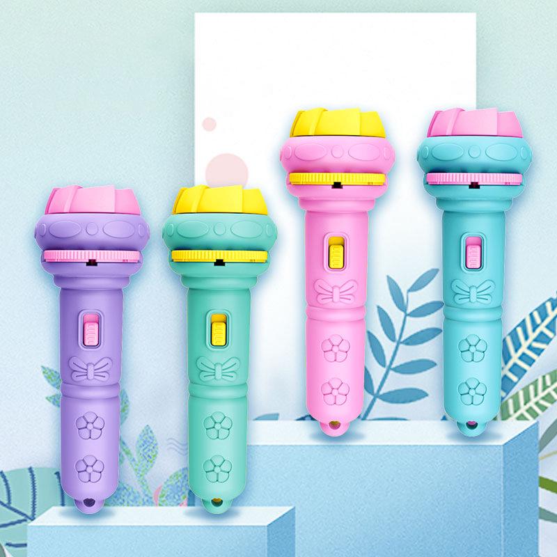 Children's Multi-Pattern Projection Flashlight: Educational Dinosaur & Ocean Bedtime Toy