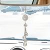 Car Hangings Ornament Mirror Pendant Car Pendant Bling Rear View Mirror Hangings Luxurious Rear View Mirror Ornaments Sparkling
