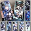 Genshin Impact Eula Handyhülle Cover Für iPhone 11 12 13 Mini 14 15 Plus 16 Pro Max 17 Air 7 8 + SE Kunst Individuell Angepasste Fundas 11 12