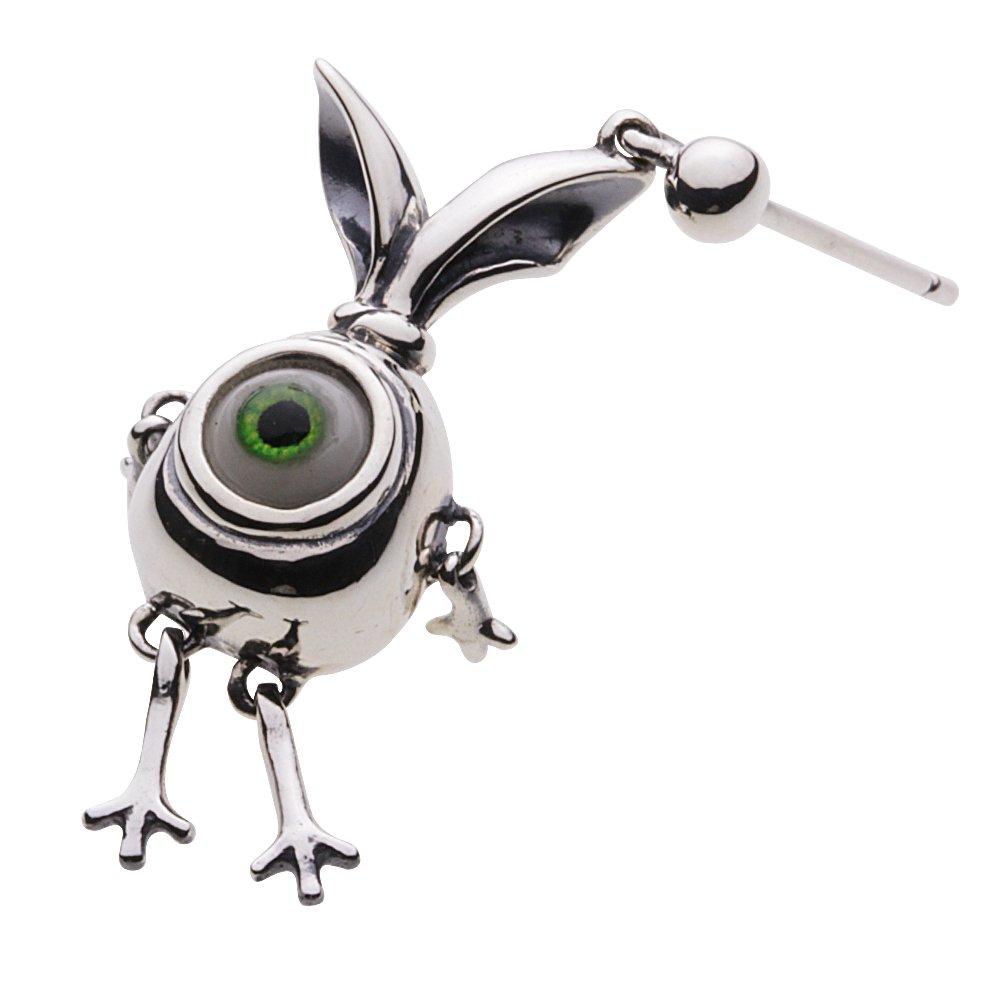 

Knotted Rabbit Earrings Green 925 Silver e0568g [Cenote] [Silver Accessories] зелений