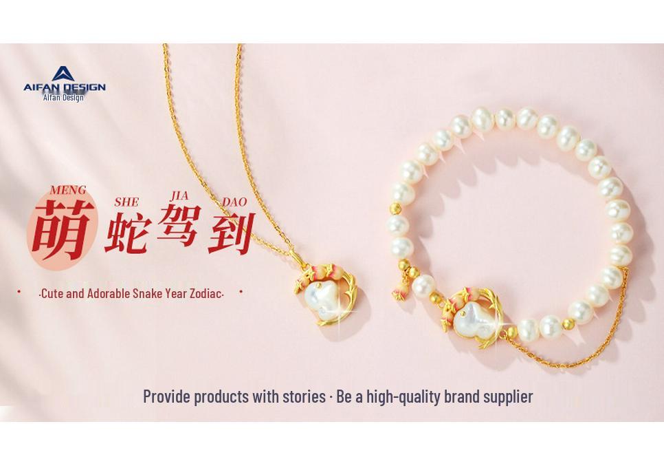 Ins Style Freshwater Pearl Star & Moon Sterling Silver Earrings for Women