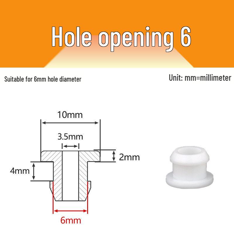 Anello passante protettore per cavi in silicone