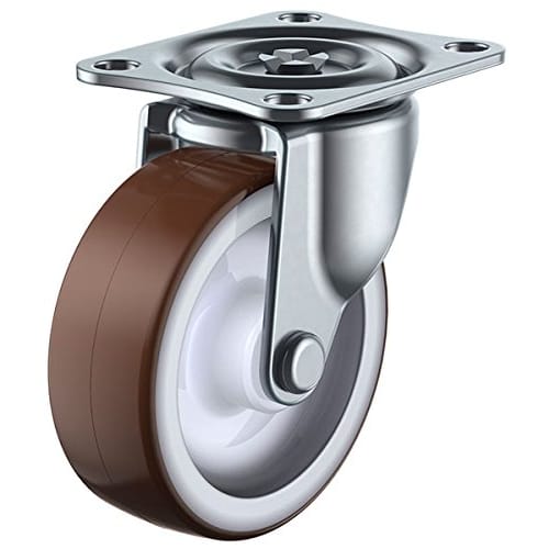 

YUEI Swivel Caster, 32mm Diameter Urethane Wheel, G32UR