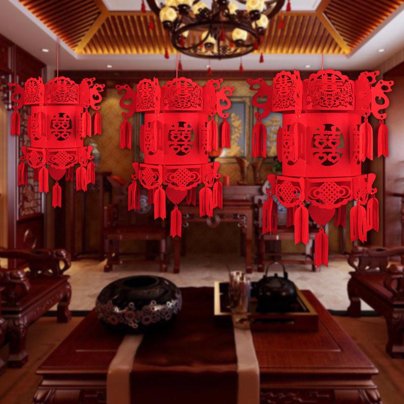 

Mising Праздничное освещение Китайский висячий фонарь Красный L M S Размер