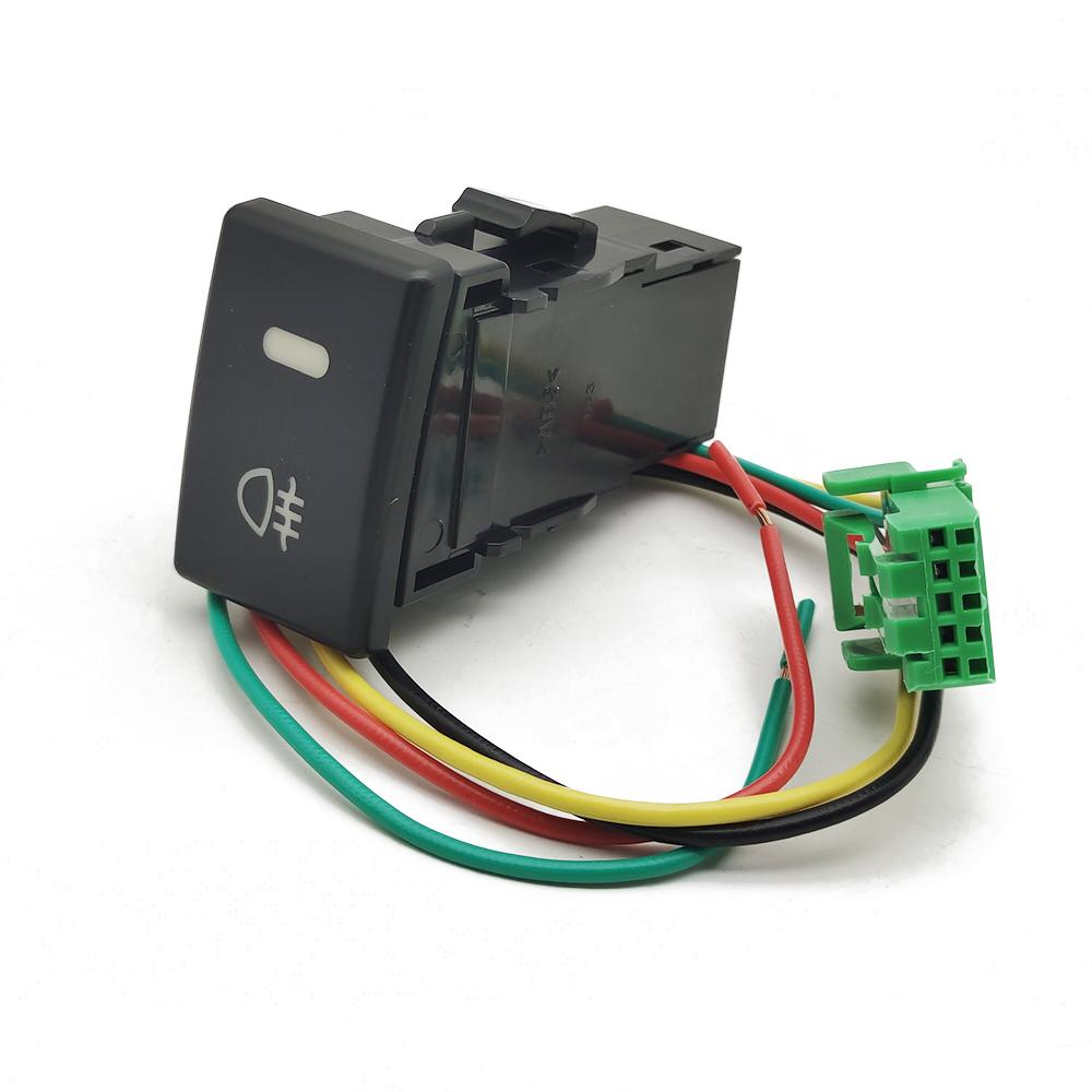 Car LED Spotlight Radar Fuel tank Rearview Steering Wheel Heating Button Switch with Wire for ISUZU MU-X D-MAX SPARK CROSS