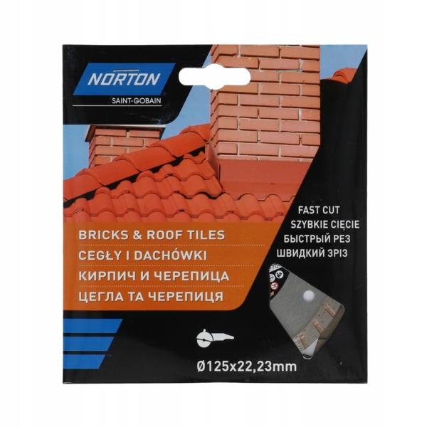 NORTON BRICKS Diamond Disc 125mm X 22mm