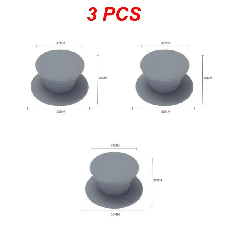 1/2/3PCS Pot Lid Knob Silicone Universal Pot Handle Replacement Kitchen Cookware Cover Knobs for Pan Lid Kitchen Accessories
