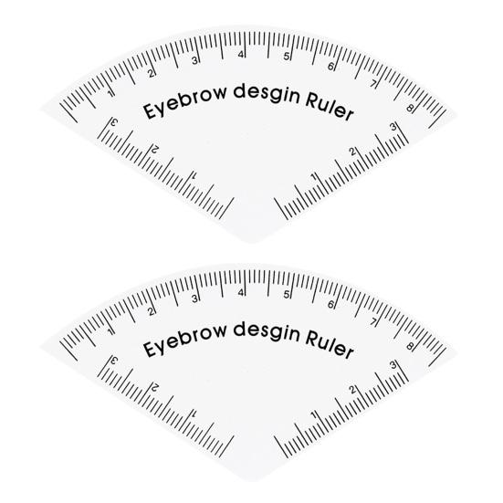 1/2/3/4/5Pcs Fast Drawing Eyebrow Design Ruler Microblading Mapping Shaping Template Tool Permanent Eyebrow Makeup Drawing Guide Ruler
