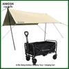 Ai Wusheng Outdoor Camping Set: Silver Wing Canopy and 80L Camping Wagon