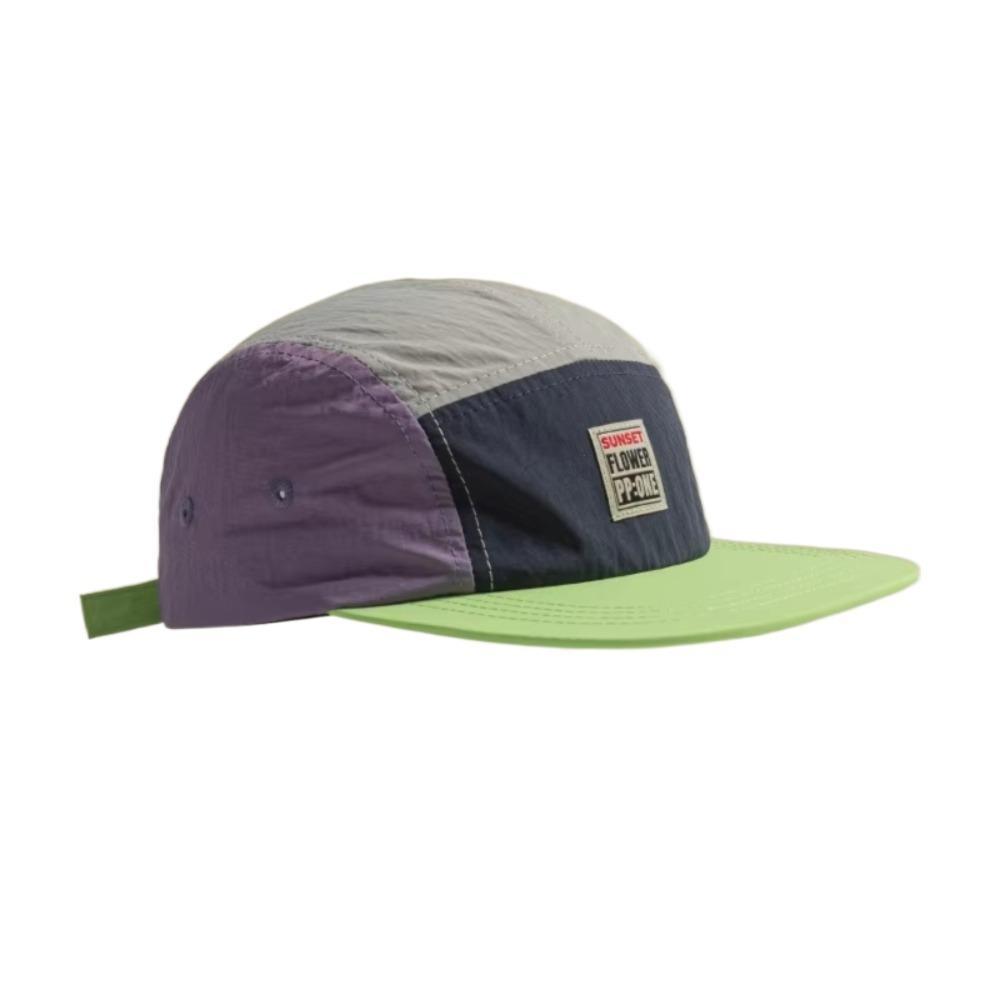 5 Panel Hip-Hop Hüte Dünne Sonnenschutzhut Lässige Baseballkappe mit flachem Schirm Unisex