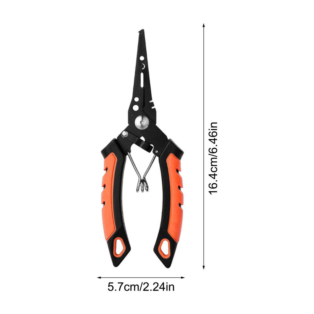 Stainless Steel Fishing Pliers Catfish Saltwater Fishing Pliers Freshwater Heavy-Duty Rust-Proof Fish Hook Remover Tool