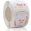 500Pcs/roll THANK YOU Stickers Four Color Business Card Set Customer Business Sealing Sticker Labels Birthday Wedding Gifts Card