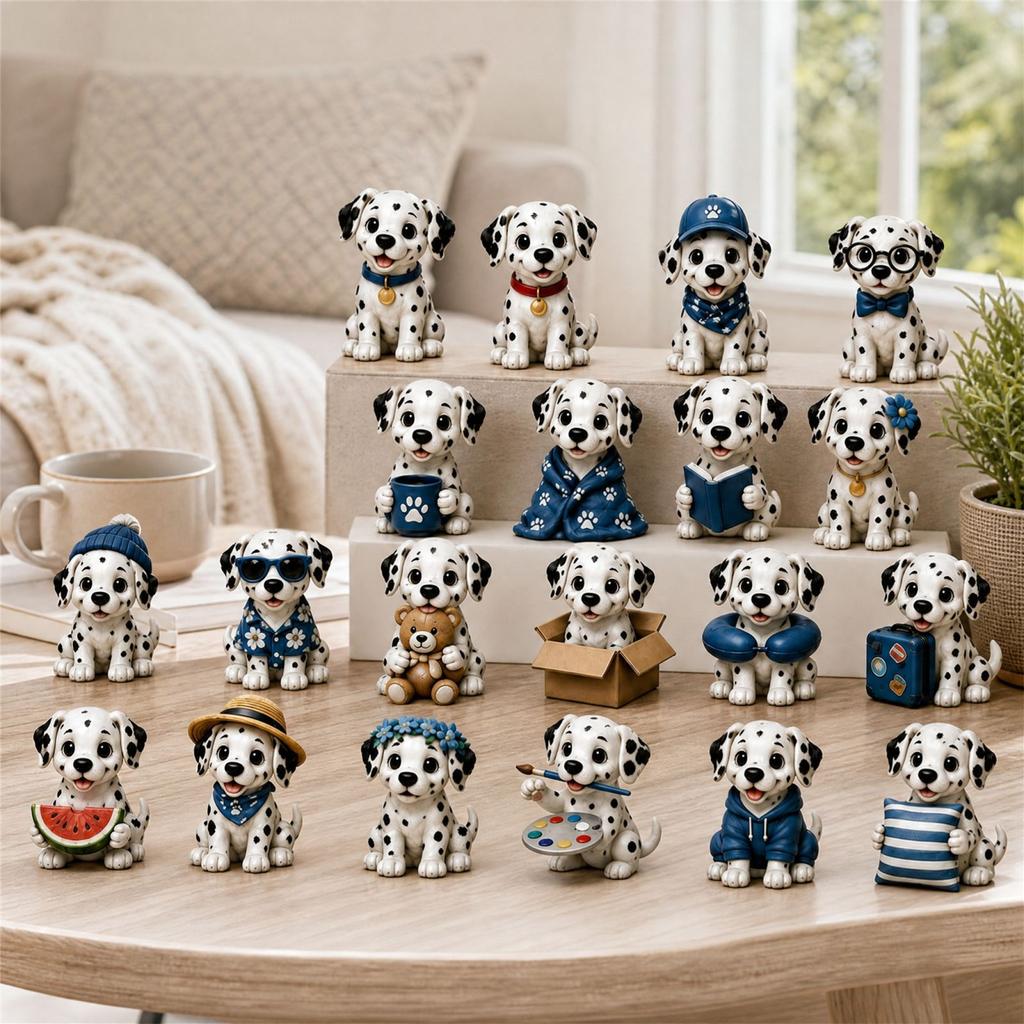Acrylic Dog - Collectible Figurine for Desk Decor