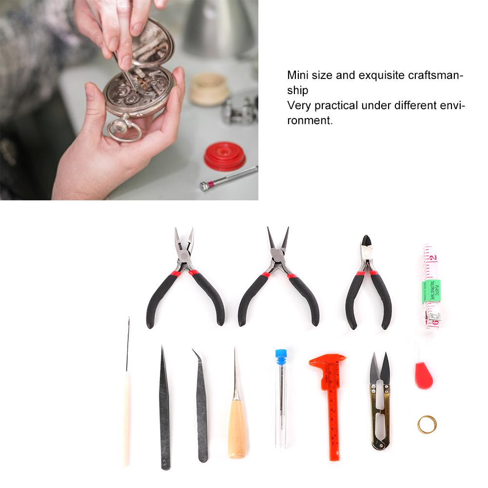 DIY Jewelry Tools 4.5-inch NeedlE Nose Pliers Mini Scissors Pliers for Handmade Tool Kit
