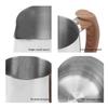 Dripless Spout Stainless Steel Frothing Cup Coffee Steaming Pitcher  Cappuccino Making