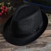 Breathable Wide Brim Beach Hats Ribbon Decoration Summer Weave Shade Sun Caps Straw Hat Fedoras