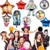 8 st Folieballonger Dekorationer Set för Toy Story Tecknad Temafest Dekoration