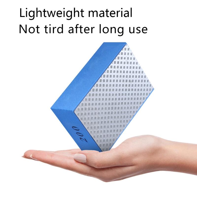 Durable Diamond Hand Polishing Pads for Sanding Concrete Glass Stone Granite Marble Remove for Sharp Edge 60# 100# 200#
