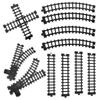 Pack d'extension de voie ferrée de 5 cm de large pour King of Railways Train Urbain Classique Voie Flexible Voies Droites Courbées Jouet de Construction