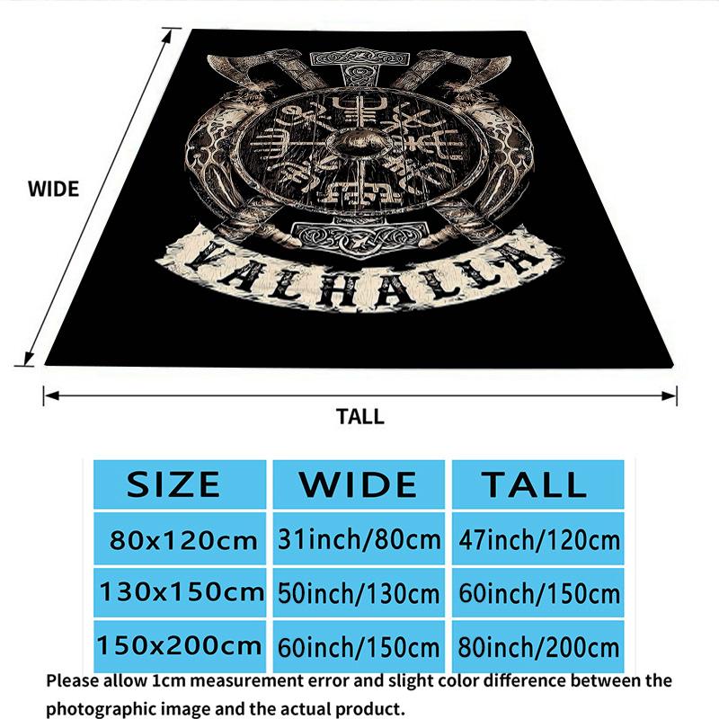 1PC Raven Patterned Flannel Blanket Suitable For All Seasons For Home Decor Warmth And Comfort Gifts Holiday Present