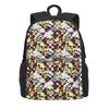 Candy Skull Backpack Girl Colorful Skulls Durable Backpacks Polyester Kawaii High School Bags Travel Custom Rucksack