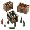 Royal Model Scale Resin Kit of and Wine Bottles with Wooden Box 1/35 Champagne, Cognac, (RM801)