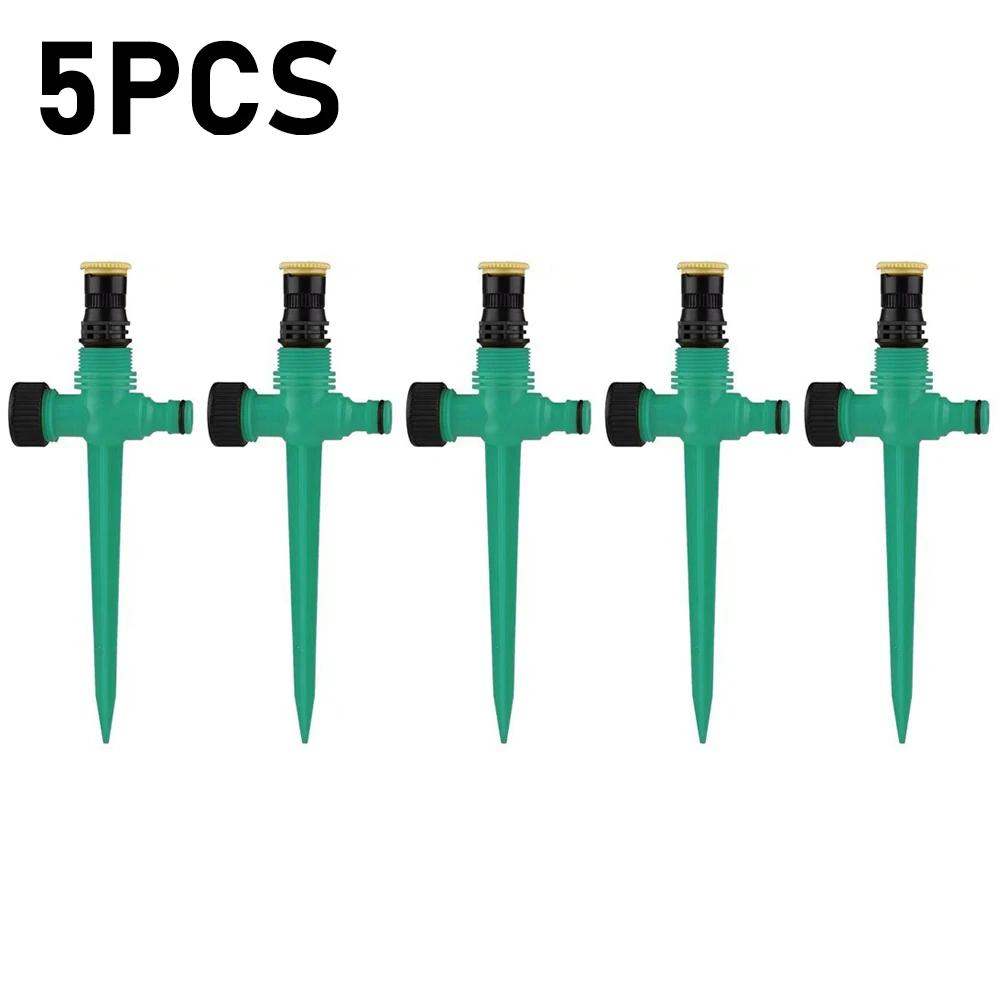 

5/10 шт. Автоматическая система полива, разбрызгиватель для сада, сельского хозяйства, насадка для полива газона, полив, вращающаяся струя на 360 градусов