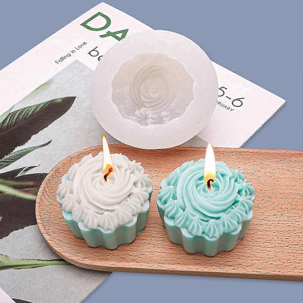 Silicone 3D Cake Mold for Cupcakes, Soaps, Candles, Chocolate Mousse, and DIY Crafts Baking Tool Handmade Mould
