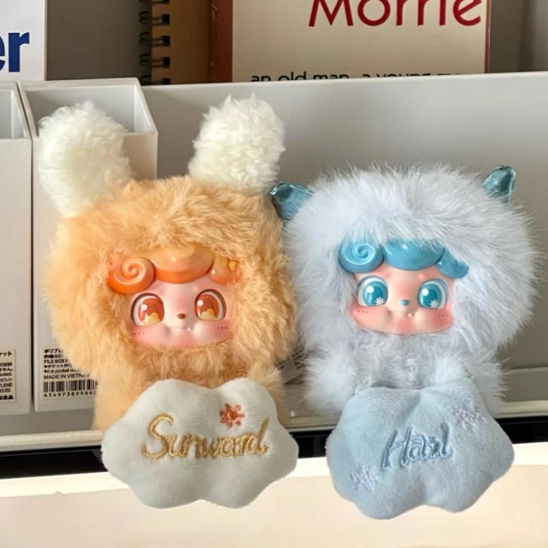 Genuine New Q.Kid Weather Series Mini Cute Vinyl Plush Surprise Box Keychain Decor Birthday Collectible Gifts For Kids Adults Children's Birthday Gift