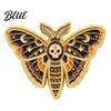Vintage Insect Jewelry Enamel Moth Brooch Cartoon Alloy Lapel Pin Men Artistic Badge Women Accessories for Suit Dress Coat Scarf Retro Clothing