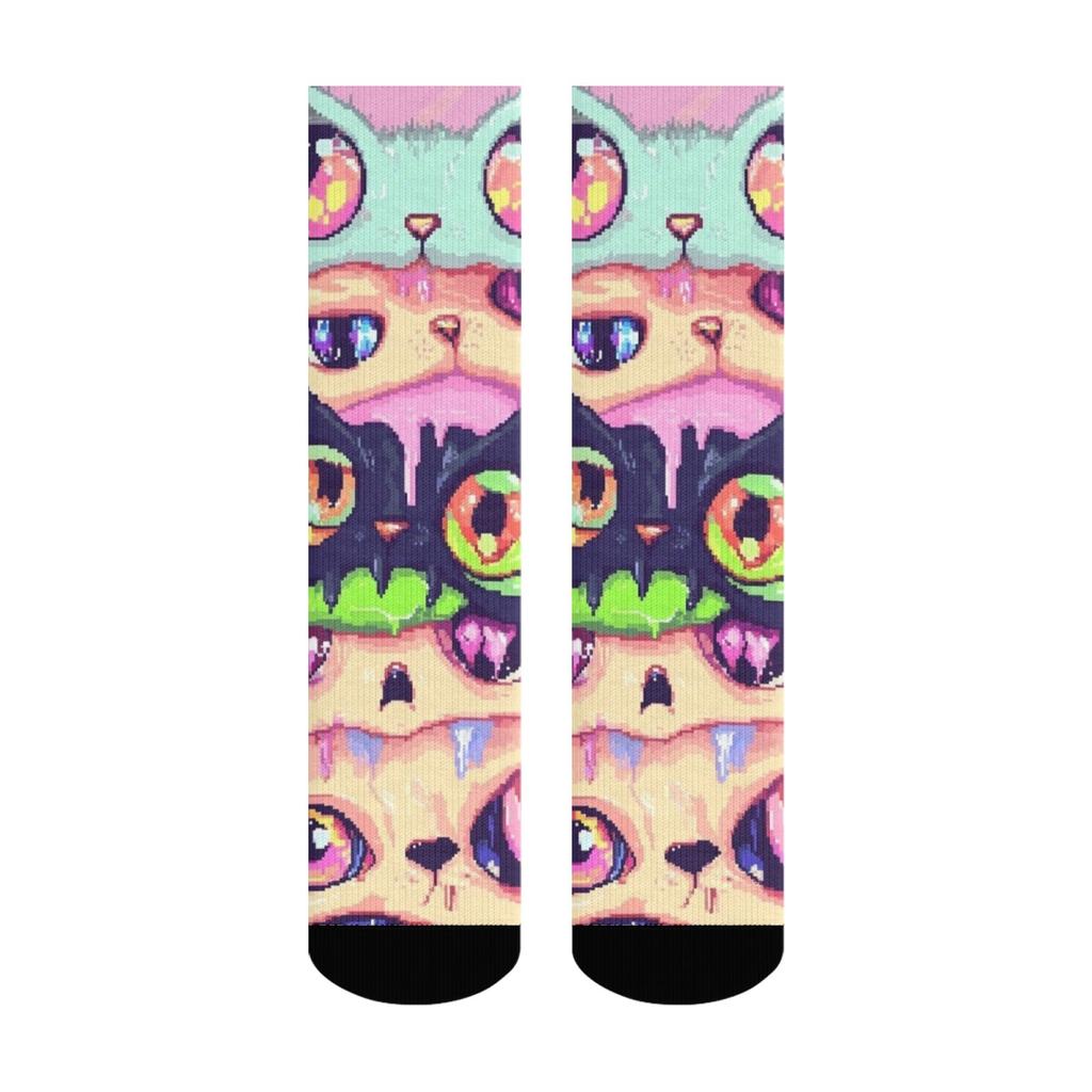 Kapryśne Kreskówkowe Skarpety załogowe Zabawne Nowatorskie Obuwie dla Dorosłych Odważne Wzory Całodzienny Komfort