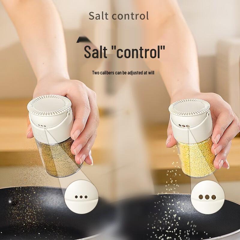 Dual Opening Glass Spice Shaker