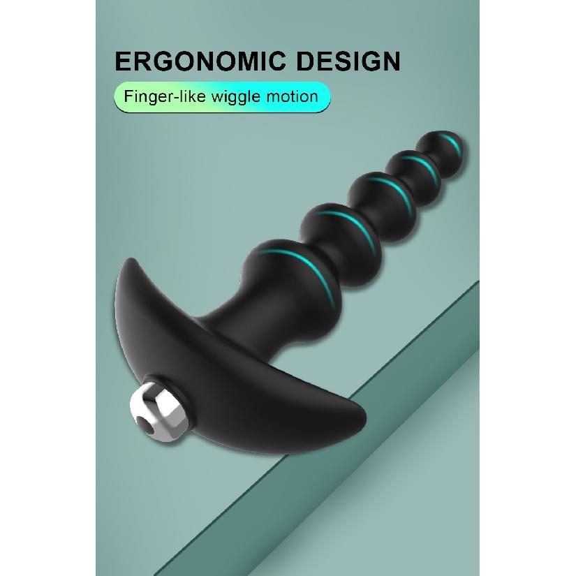 Anal Plug Beads Male Prostate Massager Gay Butt Plug Anal Sex Toy for Women Silicone Vibrator Adult Supplies Sex