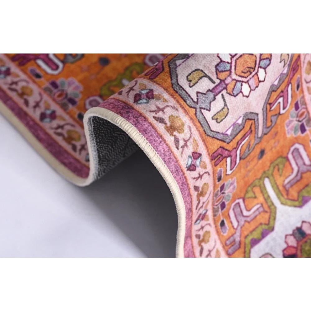 Nordischer ethnischer Stil Retro Teppich Wohnzimmer Dekoration Teppiche Zuhause Schlafzimmer Rutschfeste Matte Persisches Hofmuster Große Fläche Matte