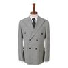 Fahrenheit [24S/S] Yellowfin Glen Check Double-Breasted Suit Jacket (Fijad2372)