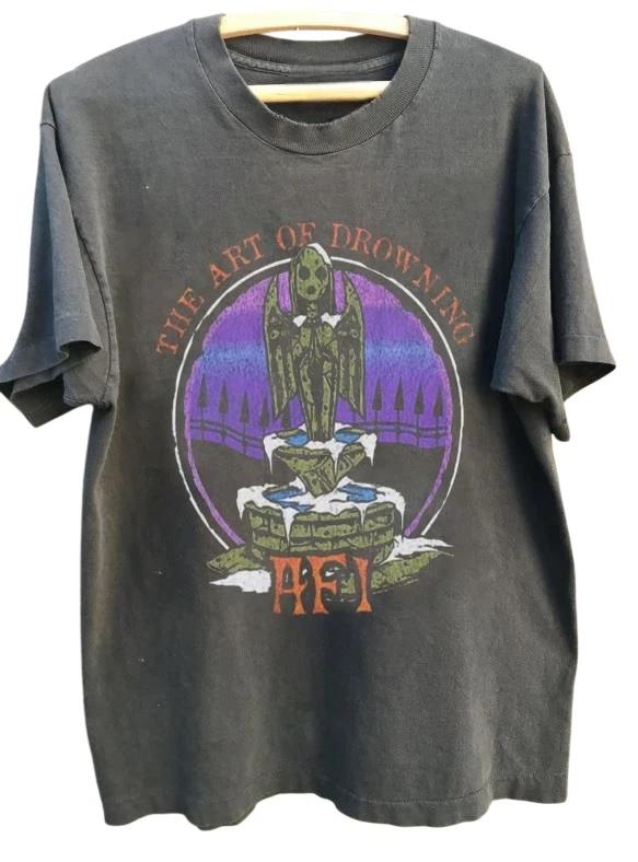 AFI Band The Art Of Drowning Shirt - Unisex Short Sleeve Tee S-3XL XL