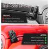 Upgraded Jeep Hood Latches With Keys, Hood Latch For 2018-2025 Jeep Wrangler JL JLU 4XE Jeep Gladiator JT, Anti-Theft Hood Lock Catch Latches
