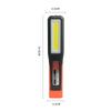 Powerful LED Work Light USB Rechargeable with Hook Magnet Lighting Flashlight COB Technology Magnet Base Car Maintenance Light