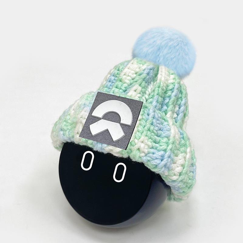 

Шерстяная шапка макаронных цветов, украшения для Weilai Nomi: Зимние аксессуары для шлема Hat