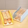 New Rolling Egg Storage Box Double-layer Storage Rack Automatic Egg Rolling Device Refrigerator Egg Storage Box Kitchen Crisper