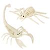 Halloween Scene Decorations Animal Skull Skeleton Ornament Simulation Plastic Crow Mouse Scorpion Decorative Props