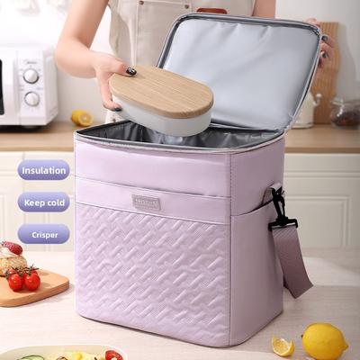 New Insulated Bag Large Capacity Outdoor Handheld Lunch Bag Crossbody Lunch Bag Picnic Camping Cooler Bag