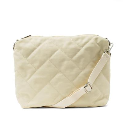 Sac à Bandoulière Matelassé en Nylon VITAFELICE avec Pochette [aroco] (Ivoire)