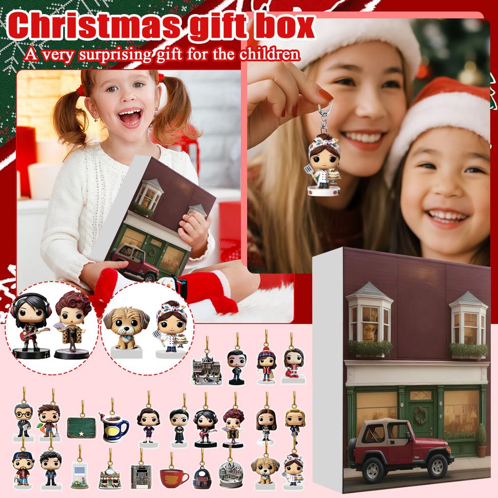 Adventní kalendář obsahuje 24 dárků, adventní kalendář pro panenky s roztomilými figurkami, odpočítávací kalendář s hračkami s překvapením, sběratelské figurky dárek pro děti
