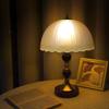 1Pc Solid Wood Nordic Table Lamp Bedside Light Luxury High-end Bedroom Decoration Table Lamp Retro Glass Creative Night Lamp